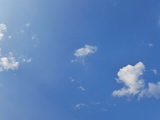 blue sky with clouds