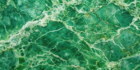 Fototapeta premium Abstract green marble tiles with rough texture