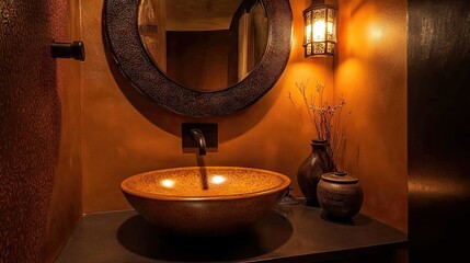 Elegant Compact Sink for Small Powder Room