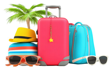 Pack your bags and embrace adventure essential travel gear for your next getaway transparent background
