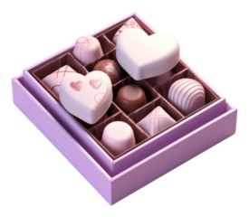 PNG Chocolate box dessert food.