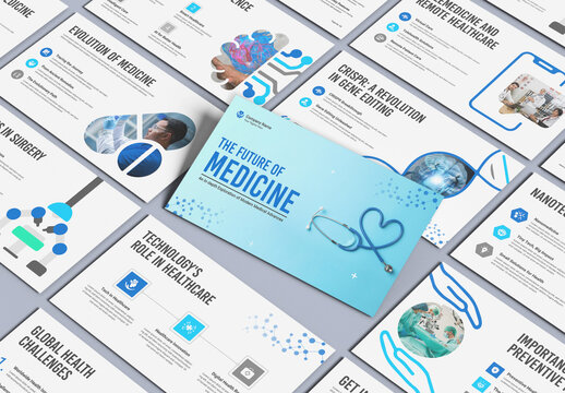The Future Of Modern Medicine Presentation Layout