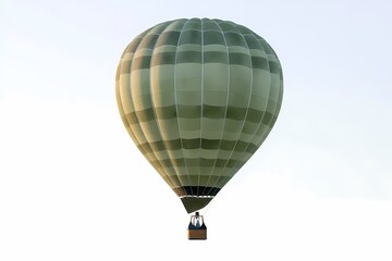 Naklejka premium Colorful Hot Air Balloon Floating in Clear Sky