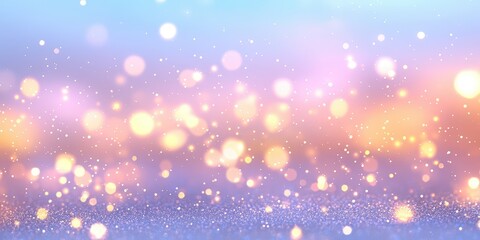 Glittery Abstract Background in Blue and Gold Shades