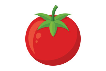 3d tomato isolated on white background