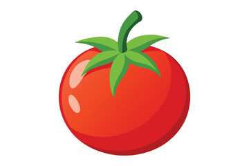 3d tomato isolated on white background