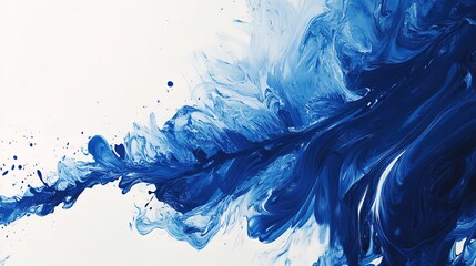 Vibrant Blue Liquid Swirl: Perfect Poster for Sporty Interiors, Adding a Splash of Energy and Elegance to Your Space!