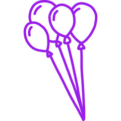 Happy birthday single vector icon