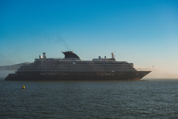Super deluxe luxury cruiseship cruise ship ocean liner yacht Explora arrival in to San Francisco...
