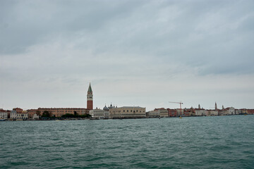 Iconic Venice Skyline: St. Mark's Campanile and Piazza