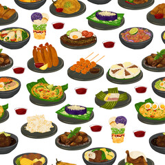 Philippines Traditional Cuisine Pattern