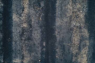 Naklejka premium Newly paved asphalt ground view. Bird's eye angle