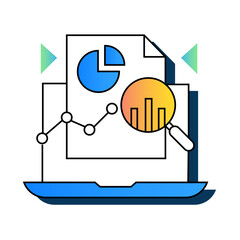 Financial Analytics Icon – Bar Chart with Dollar, Representing Investment, Revenue, and Economic Insights