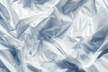 Obraz premium Illustration graphics. See-through textured polyethylene material. Design element featuring wrinkled plastic effects