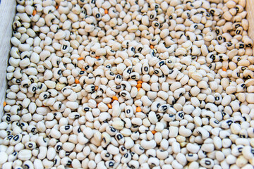 dry natural food market organic uncooked vegetarian raw ingredient healthy bean vegetable