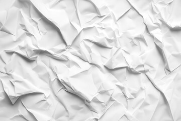 Fototapeta premium Textured surface of a crumpled white poster
