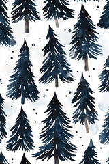 A minimalist and modern Christmas pattern, featuring a simple and elegant design.