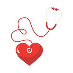 Blood Donor Icon with Trendy Cartoon Design. Blood Charity Volunteer Program. Vector Illustration