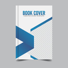 Professional cover new annual report, print-ready business cover design, book cover design stylish layout modern design
