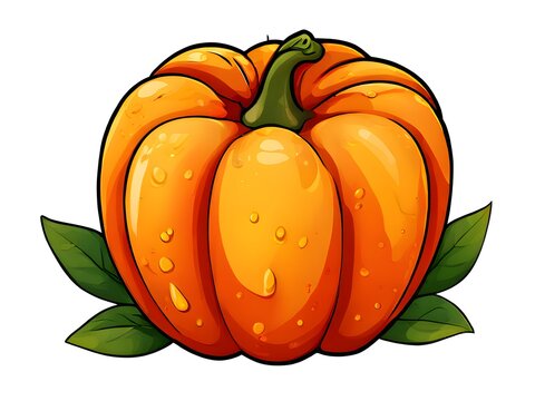 Pampkin isolated on white	