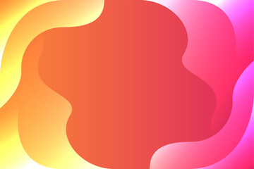 Pink And Yellow Abstract Background Style