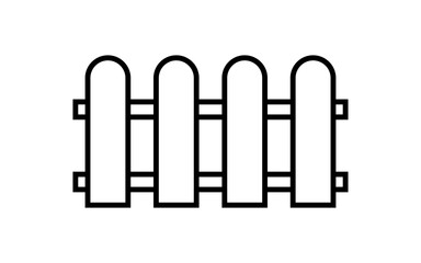 fence, picket wood outline, silhouette fence panel, wooden fence clip art