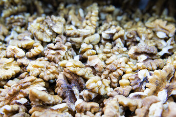 closeup diet seed whole food nut healthy snack brown ingredient group raw organic walnut fruit