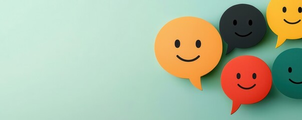 Sentiment tracking dashboard for customer feedback, with animated graphs showing emotional trends in realtime based on keywords and themes