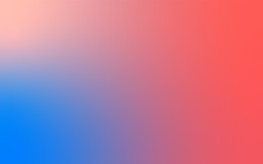 Soft Gradient Abstract Background: Minimalist Blend of Blue and Soft Red Tones