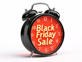Black Friday Sale Clock Countdown for Shopping Deals