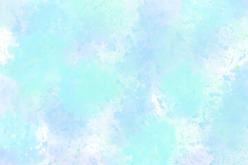 青と水色の水彩背景