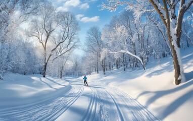 Winter Wonderland Cross-Country Skiing