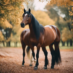 Fototapeta premium Horse Photograph Closeup