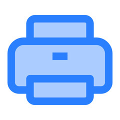 Printer icon. printer, print, photocopy, paper, computer, office, machine, document, device, electronic. Vector icon illustration