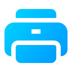 Printer icon. printer, print, photocopy, paper, computer, office, machine, document, device, electronic. Vector icon illustration