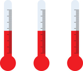 Vertical thermometer design.