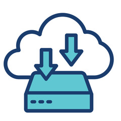 Obraz premium Cloud Computing Icon