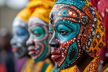 Yoruba mask ceremony