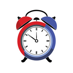 vintage-style alarm clocks vector illustration for creative timekeeping designs