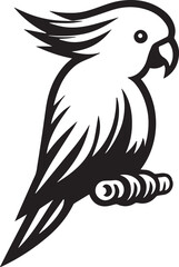 beautiful simple parrot vector 
