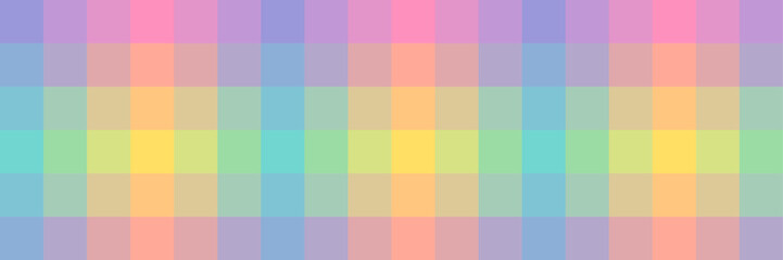 Abstract pixel color gradient checkered banner, vector background, horizontal cover design