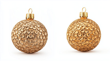 Christmas Ornament in Matte Gold