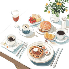 Bike parking isometric composition with bicycle and bus stop vector illustration1