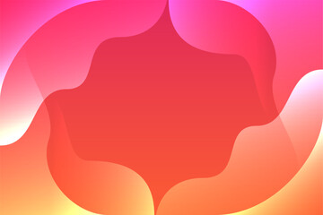 Pink And Orange Abstract Background Style