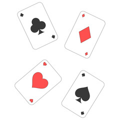 Ace Playing Card Vector