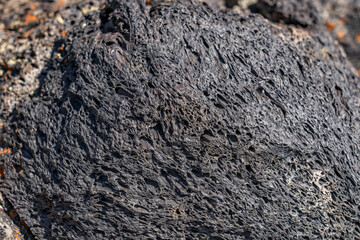Craters of the Moon National Monument & Preserve. Volcanic Field. Idaho's eastern Snake River Plain. Rafted Blocks from the North Crater Cinder Cone
