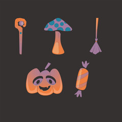 Halloween Stuff Vector 