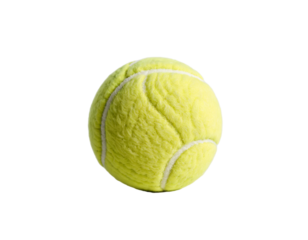 A tennis ball