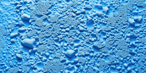 A detailed view of blue polystyrene foam board reveals its texture, offering an empty area ideal for use as an advertising backdrop or promotional space.