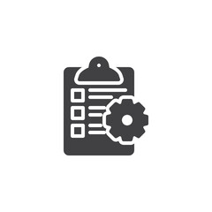 Verifying product functionality and durability vector icon